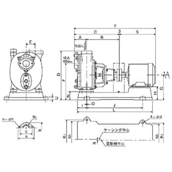 点击查看大图 Celpura泵(无电机,三相200V)寺田泵制造株式会社O-4GE